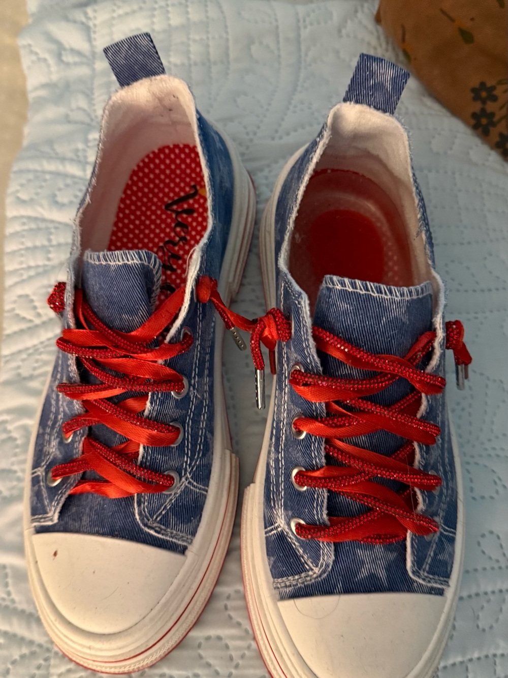 Very G Denim USA Sneakers size 7.5 Worn Once! - Picture 6 of 6